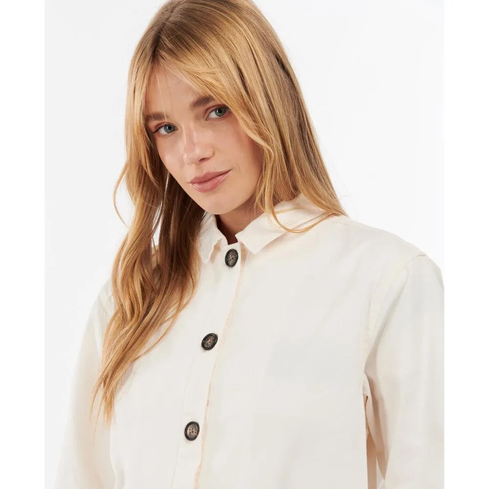 Barbour Lyndale Ladies Overshirt - Ecru