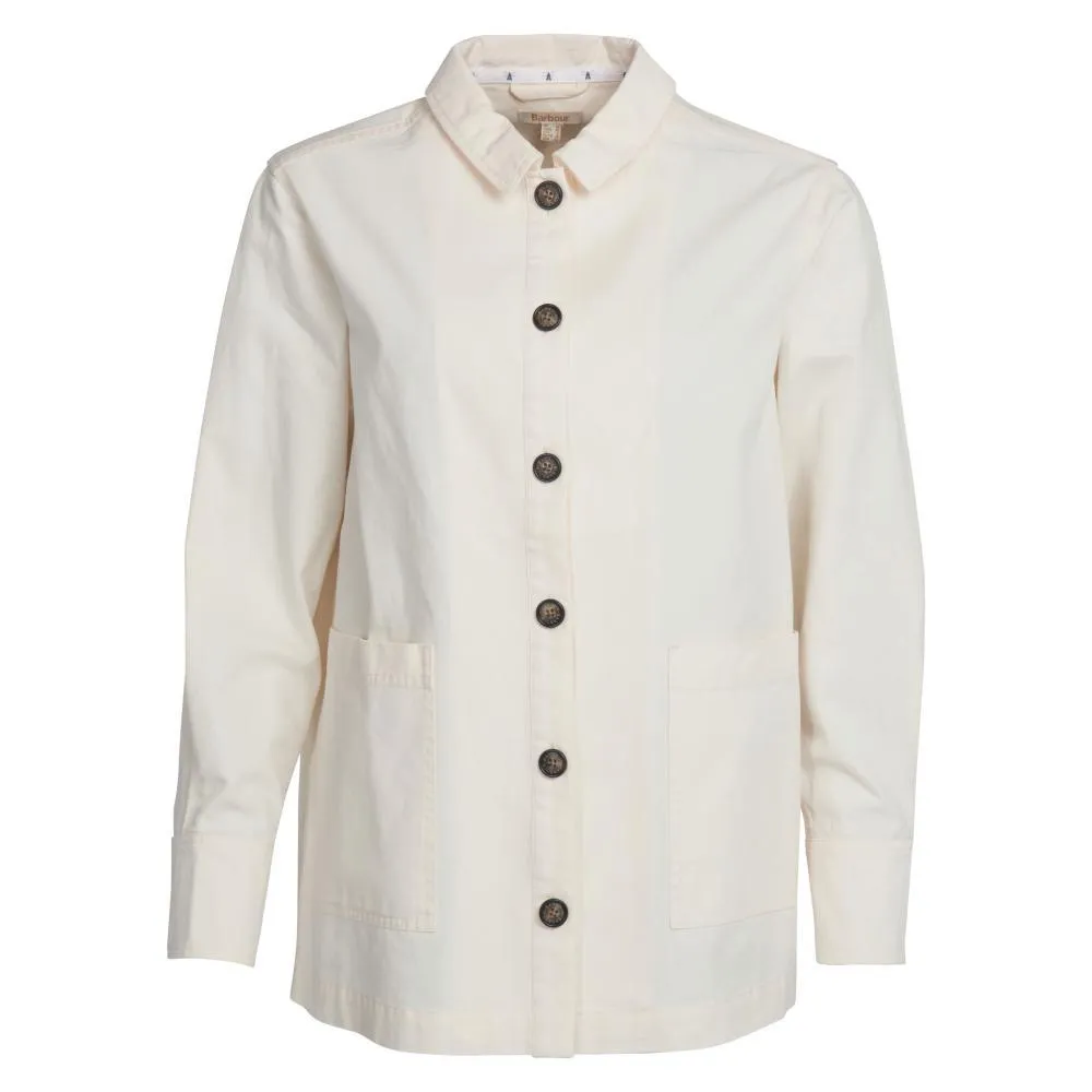 Barbour Lyndale Ladies Overshirt - Ecru