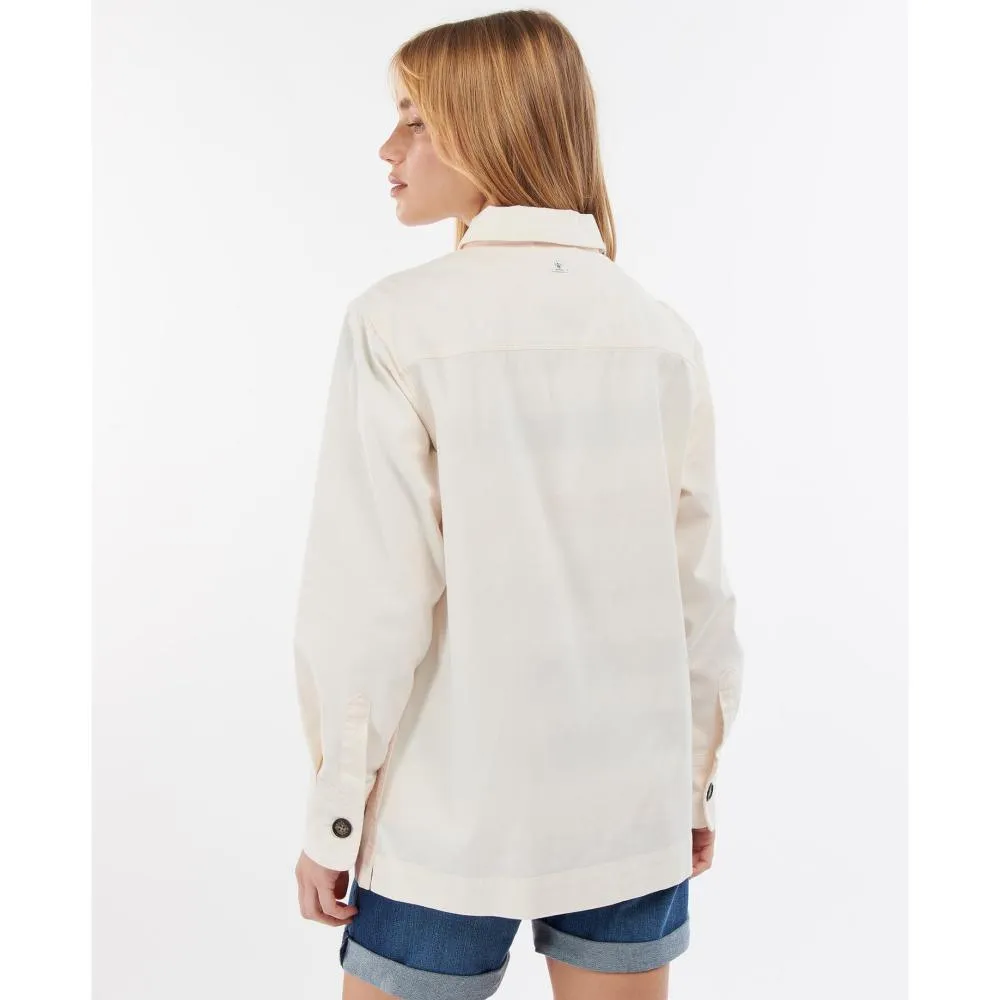 Barbour Lyndale Ladies Overshirt - Ecru