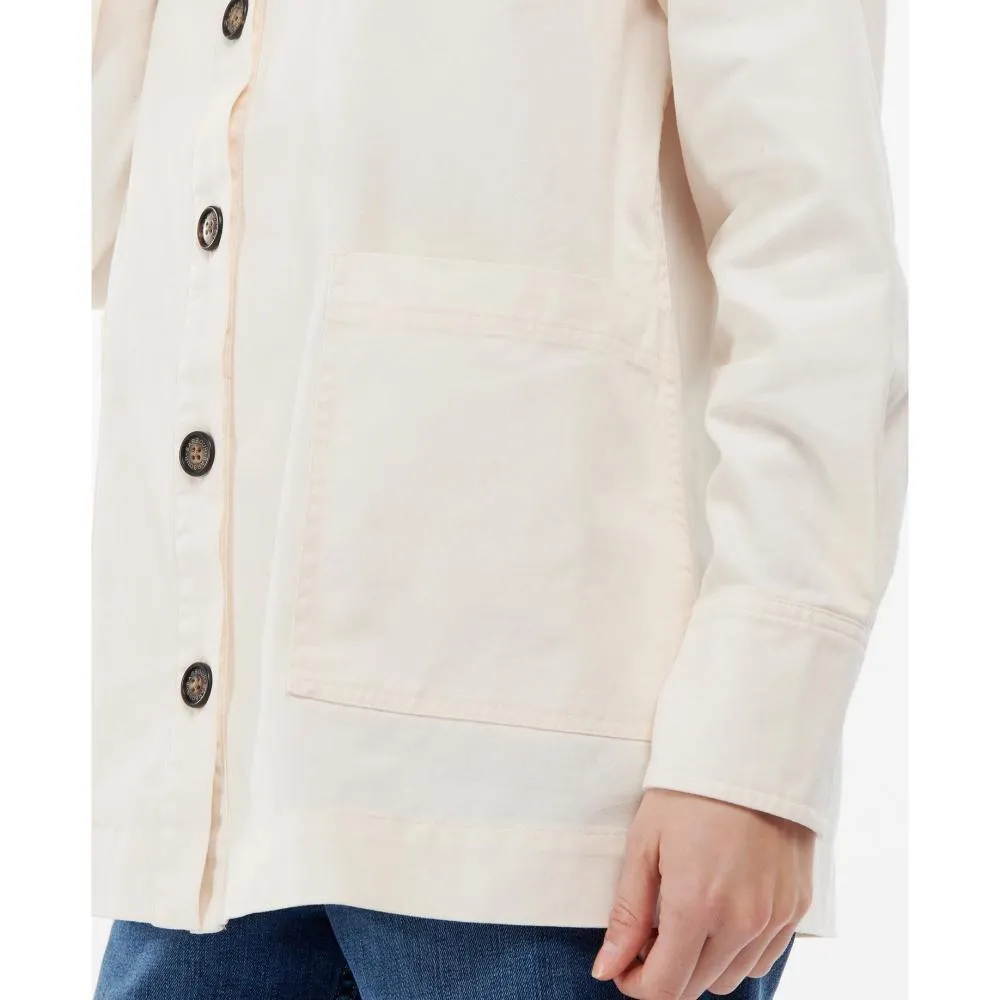 Barbour Lyndale Ladies Overshirt - Ecru