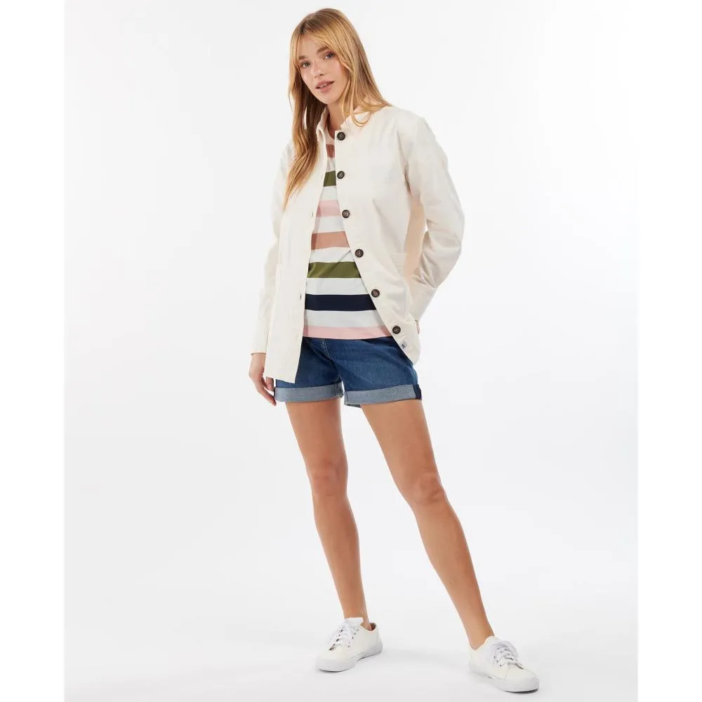 Barbour Lyndale Ladies Overshirt - Ecru