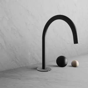 BARiL B35-8100-00L-KE-050 Wall-Mounted Lavatory Faucet Spout With Deck Mounted Handles