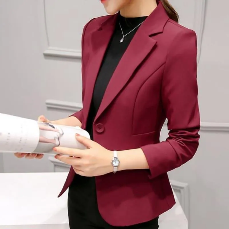 Boyfriend Slim Fit Formal Jackets Business Jacket