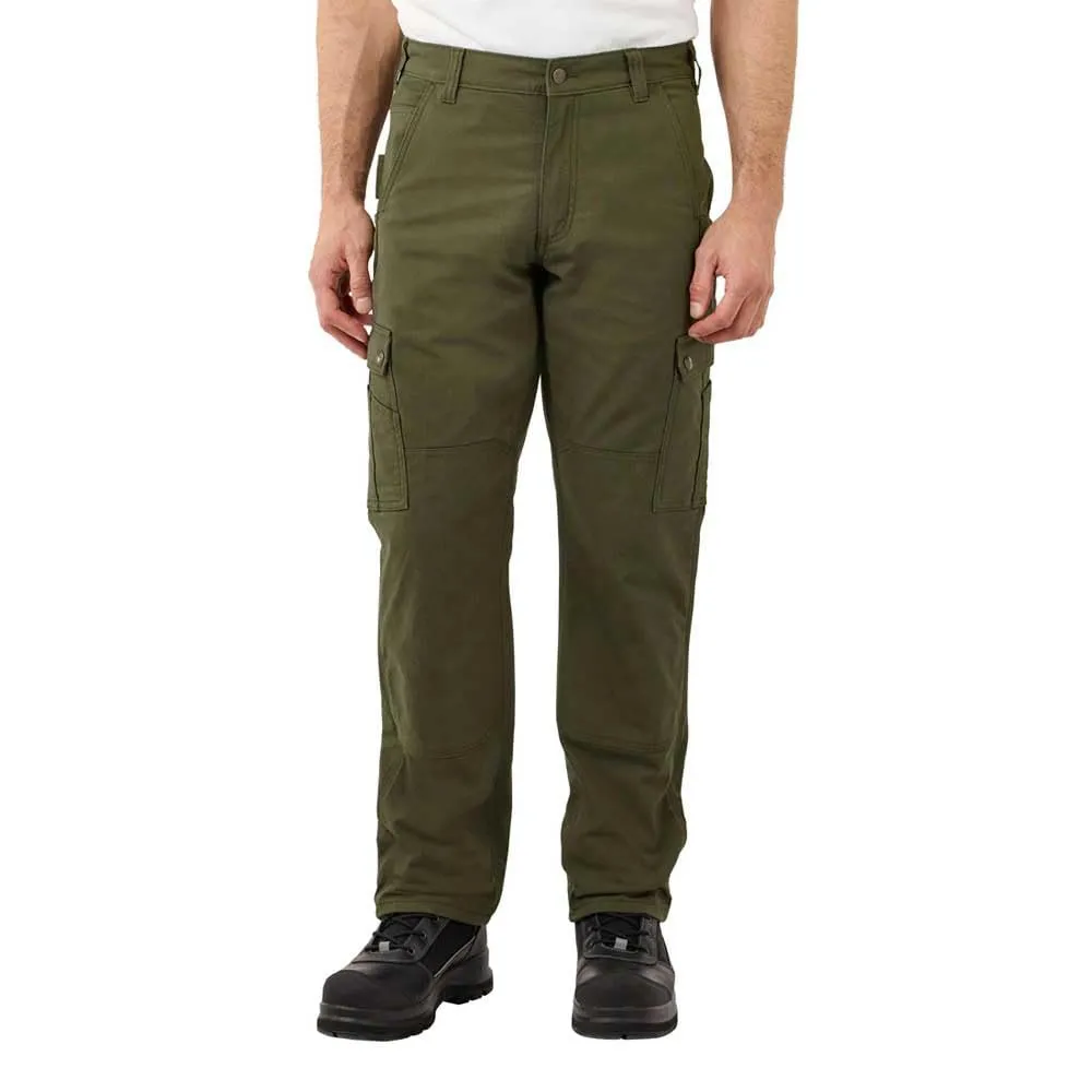 Carhartt 105491 Men's Rugged Flex Relaxed Fit Ripstop Cargo Fleece Lined Work Pant