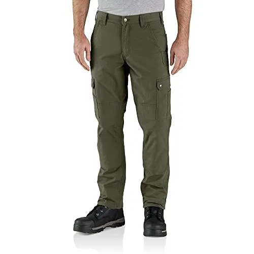 Carhartt 105491 Men's Rugged Flex Relaxed Fit Ripstop Cargo Fleece Lined Work Pant