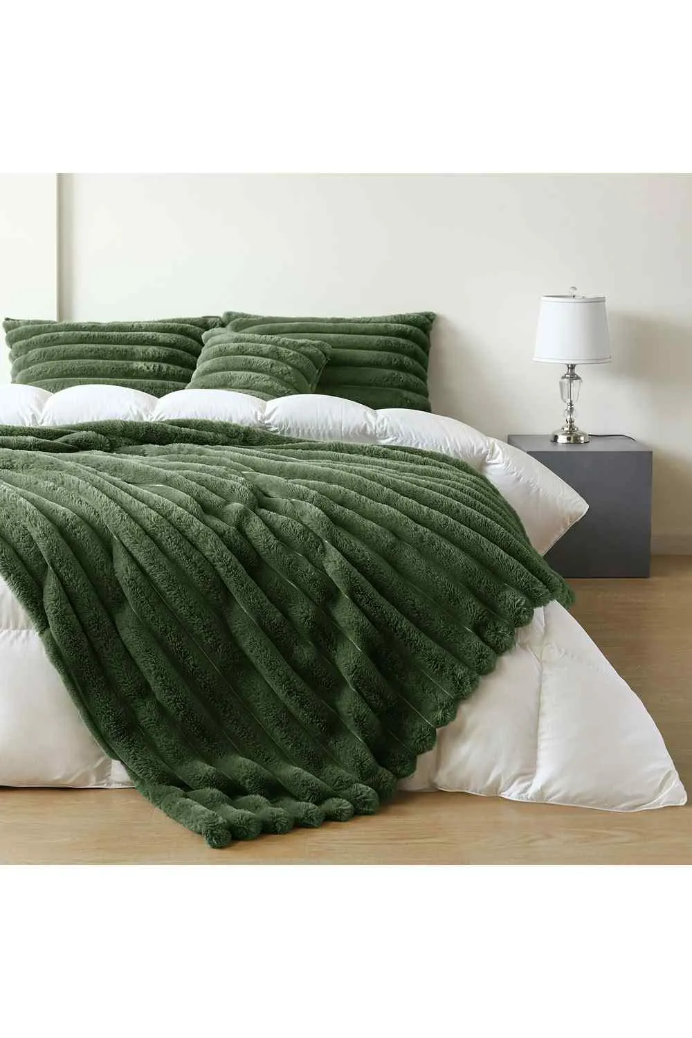 Cord Throw - Olive