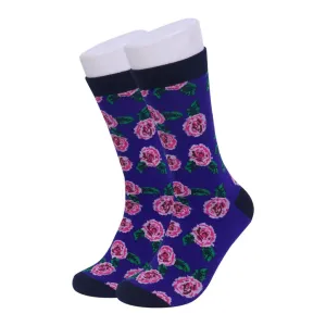 Dress socks - Rose and Purple
