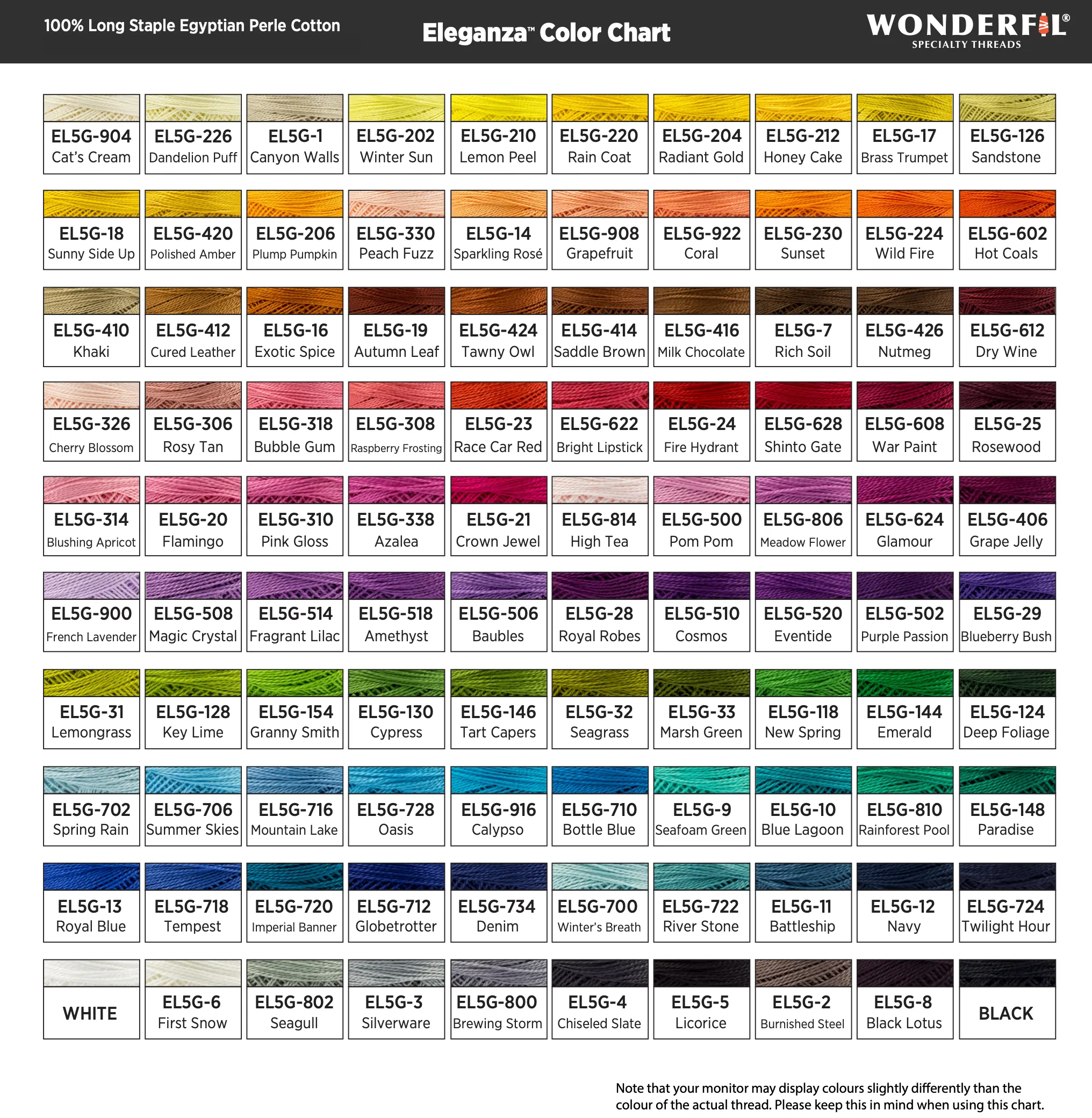 Eleganza #8 Perle Cotton by WonderFil | EL5G-24 Fire Hydrant | 5 grams
