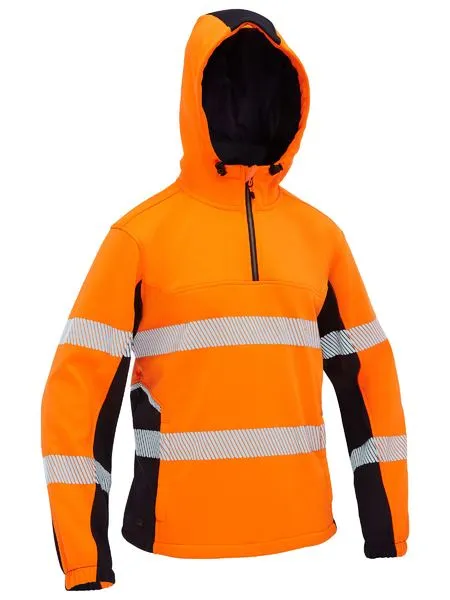 Flx & Move Hi Vis Taped Liquid Repellent Fleece Hoodie - BK6571T