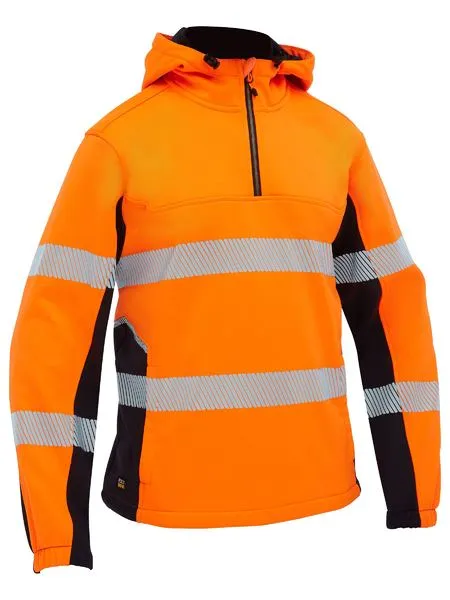 Flx & Move Hi Vis Taped Liquid Repellent Fleece Hoodie - BK6571T