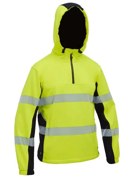 Flx & Move Hi Vis Taped Liquid Repellent Fleece Hoodie - BK6571T
