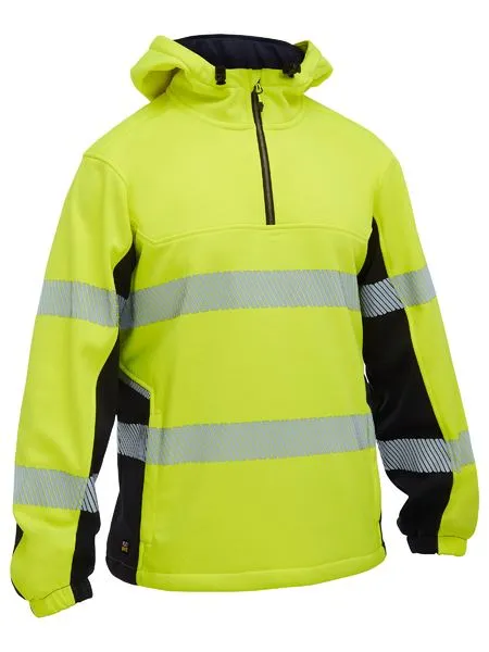 Flx & Move Hi Vis Taped Liquid Repellent Fleece Hoodie - BK6571T