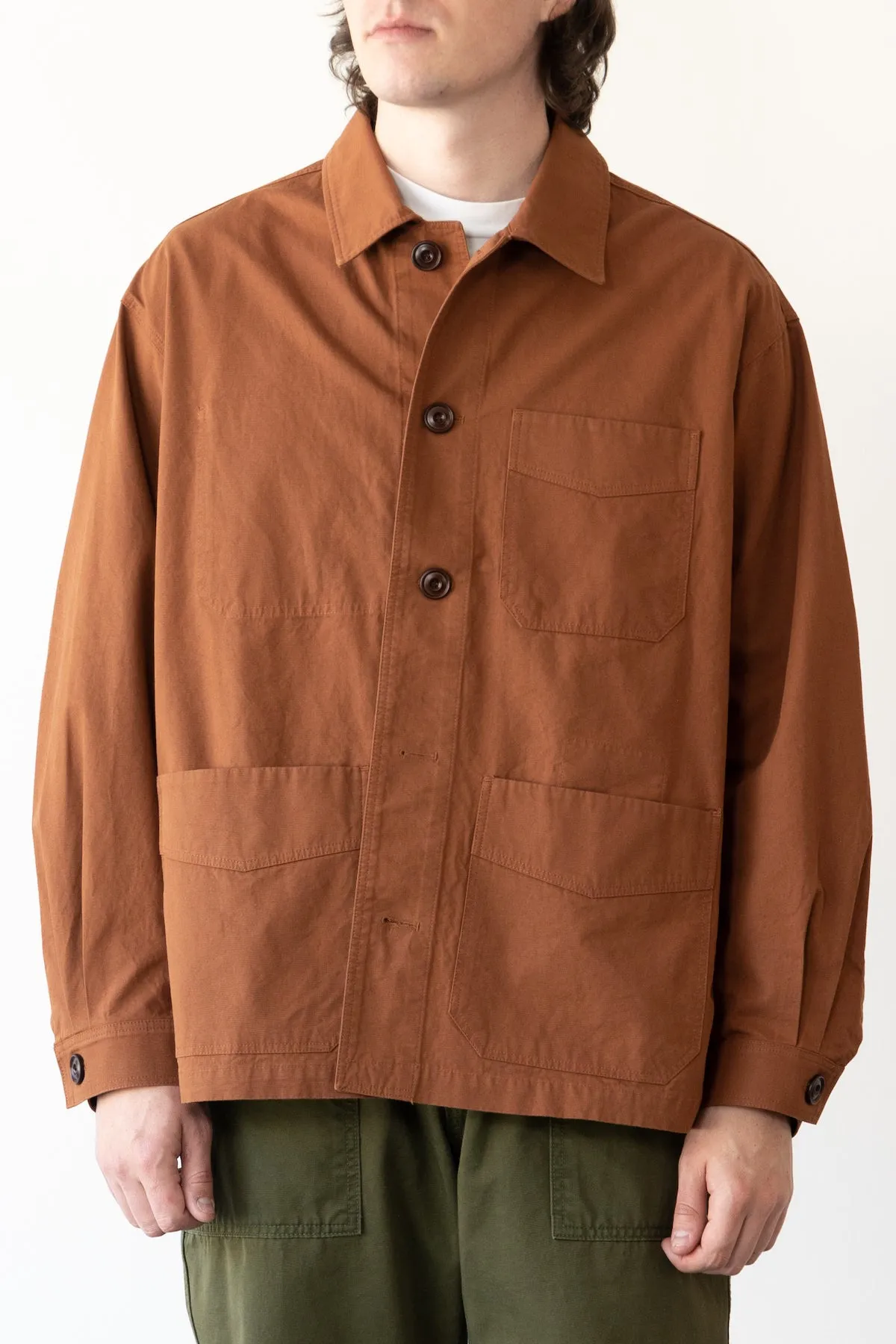 French Work Jacket - Brick