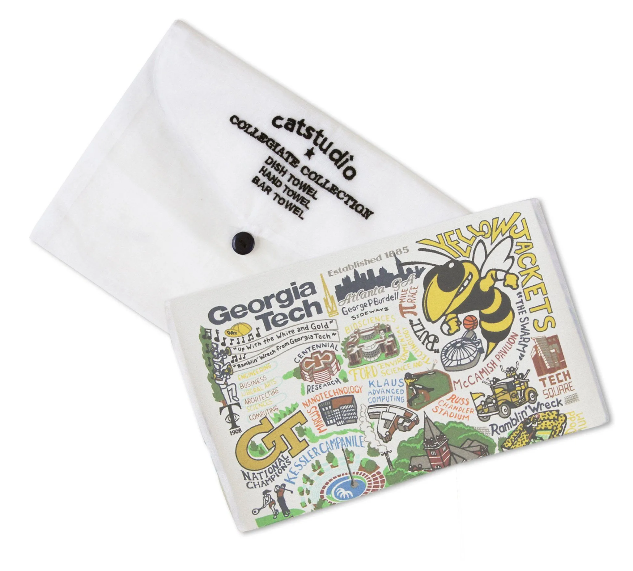 Georgia Tech Collegiate Dish Towel