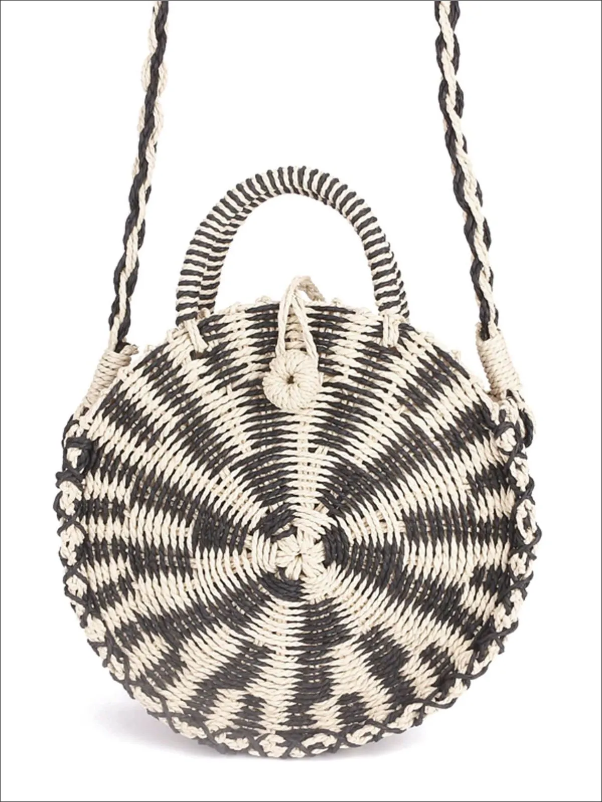 Girls Fashion Straw Knitted Retro Chic Summer Bag