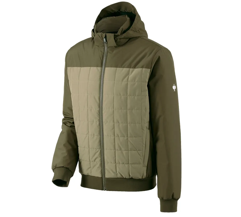 Hooded pilot jacket e.s.concrete