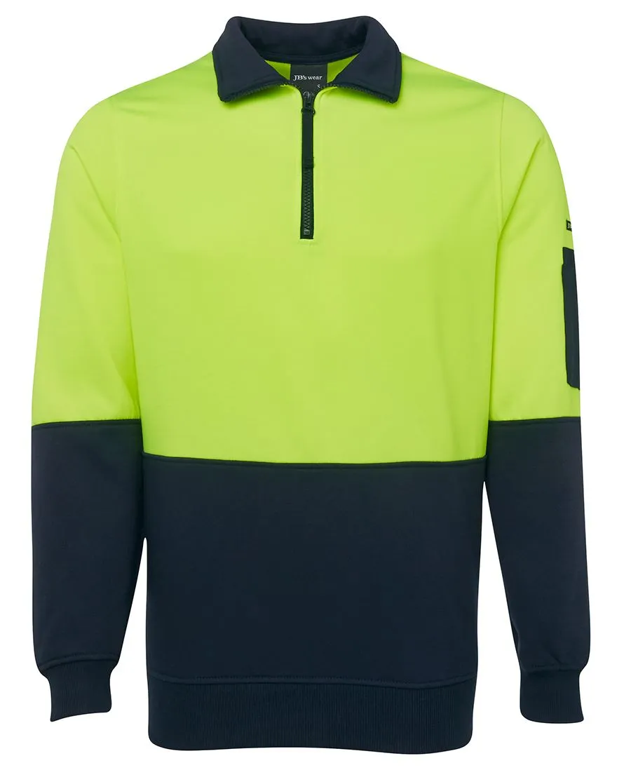 JB's Hi Vis 1/2 Zip Fleecy - 6HVFH