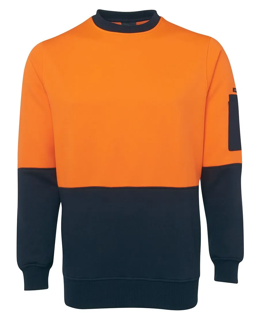 JB's Hi Vis Fleecy Crew - 6HVCN