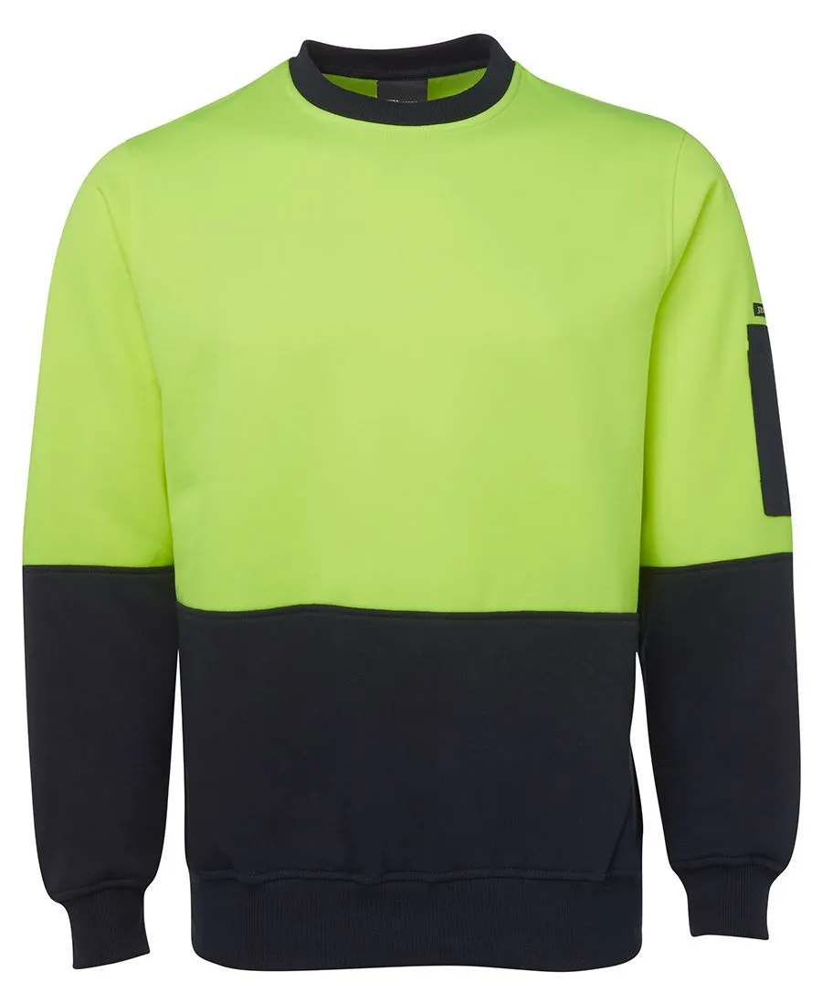 JB's Hi Vis Fleecy Crew - 6HVCN