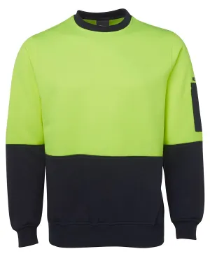JB's Hi Vis Fleecy Crew - 6HVCN
