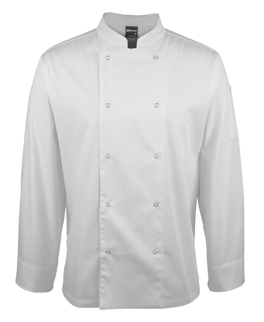 Jb’s Long Sleeve Snap Button Chefs Jacket - 5CJL