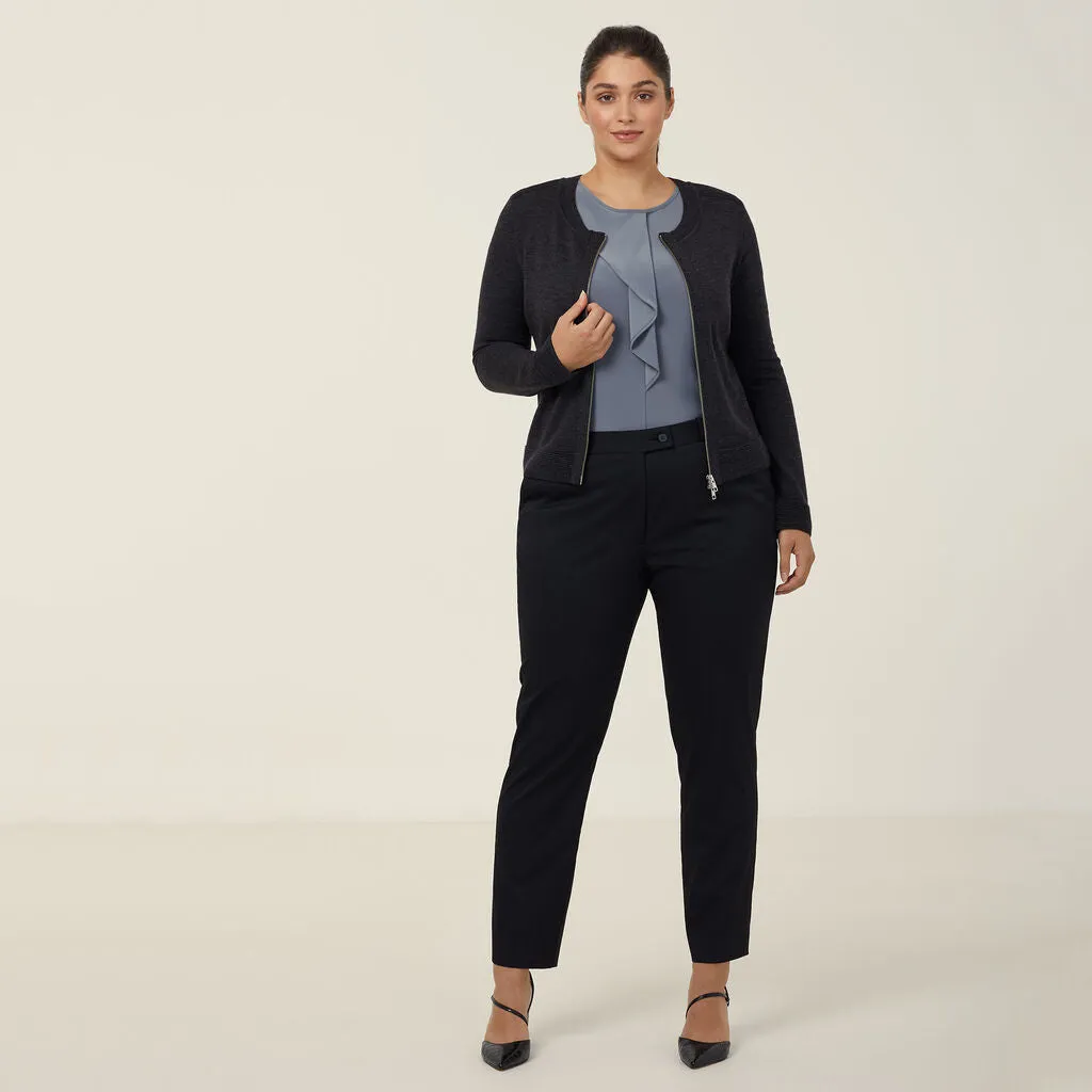 Ladies Australian Merino Wool Knit Jacket - CAT5AS