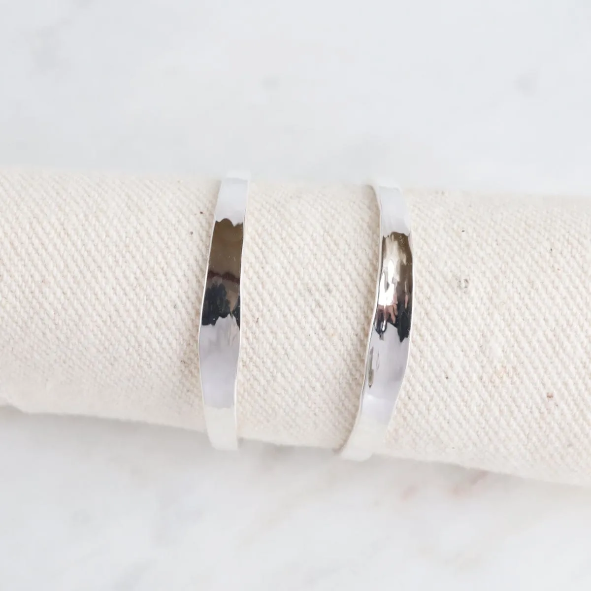 Large Tapered Hoop Earring
