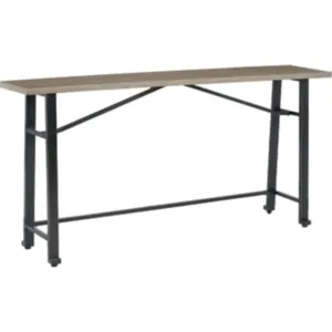 Lesterton Counter Height Table - Light Brown/Black - (D334-52)