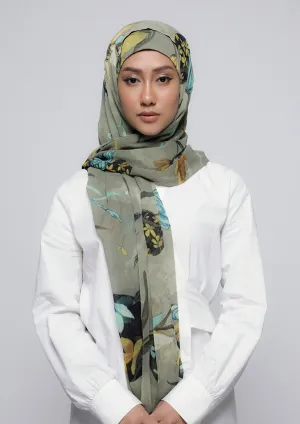 Love Is In The Air - Printed Crinkled Chiffon