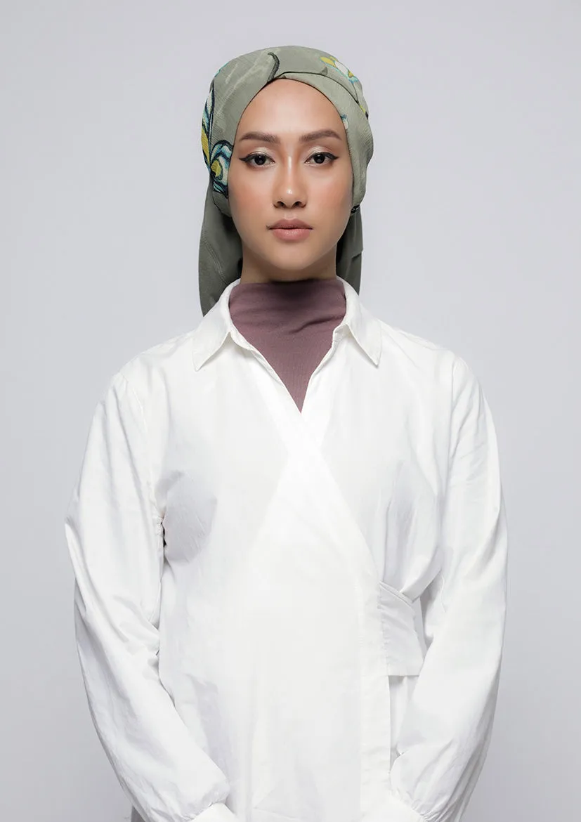 Love Is In The Air - Printed Crinkled Chiffon