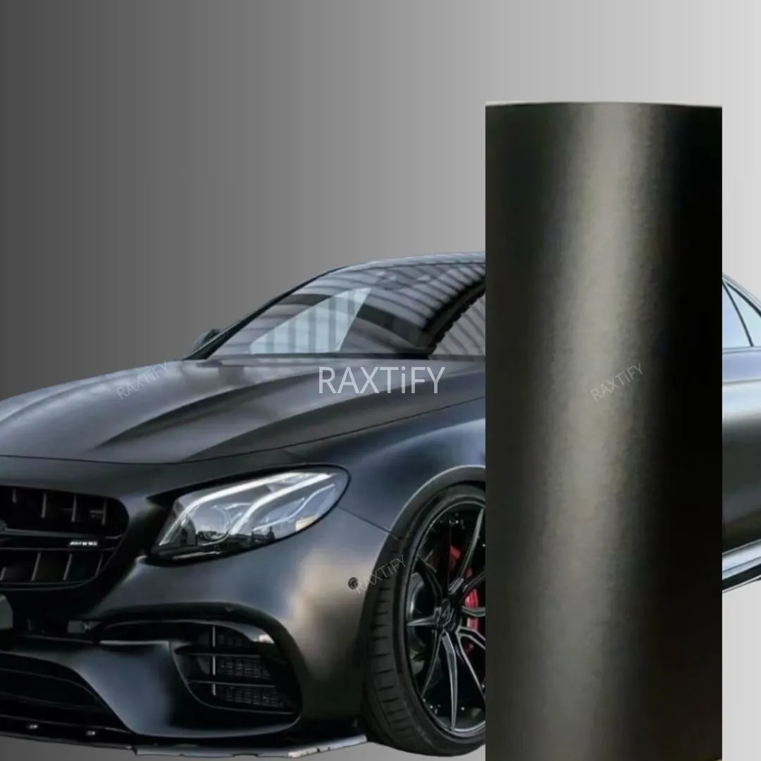 Matte Satin Black Vinyl Wrap