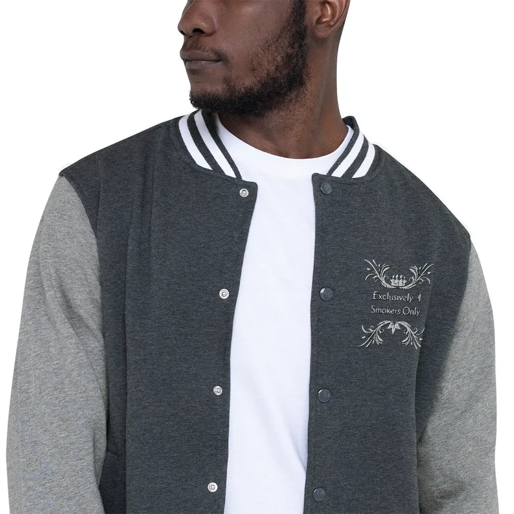 Men's Exclusively 4 Smokers Only Letterman Jacket