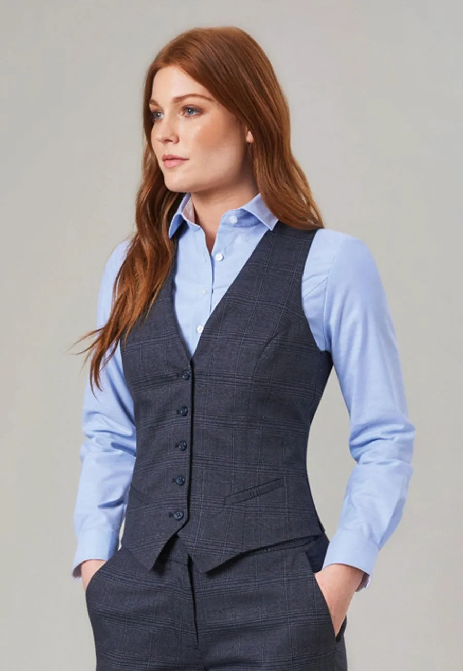 Olivia Check Waistcoat - 2363