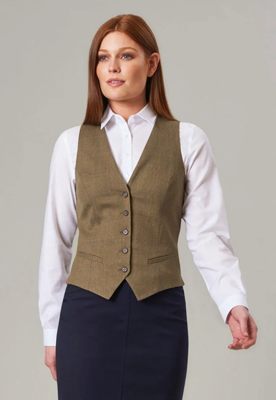 Olivia Check Waistcoat - 2363