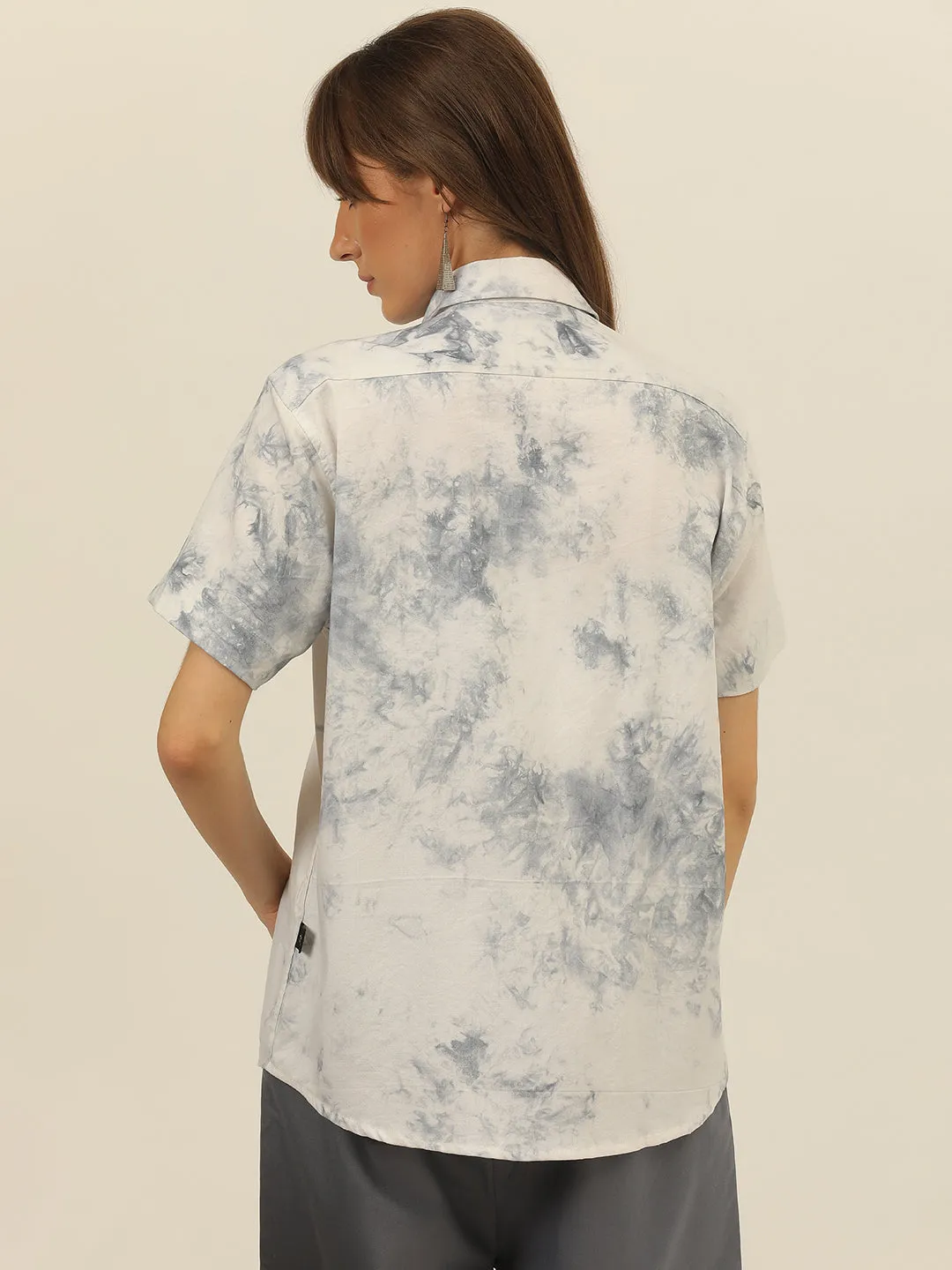 Pastel Hand Tie Dye Rayon Women Shirt