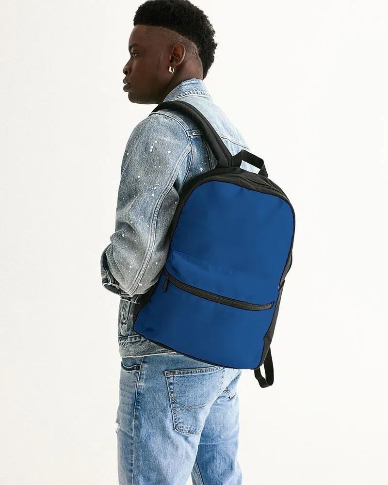 Shaded Blue Canvas Backpack | C100M75Y0K30