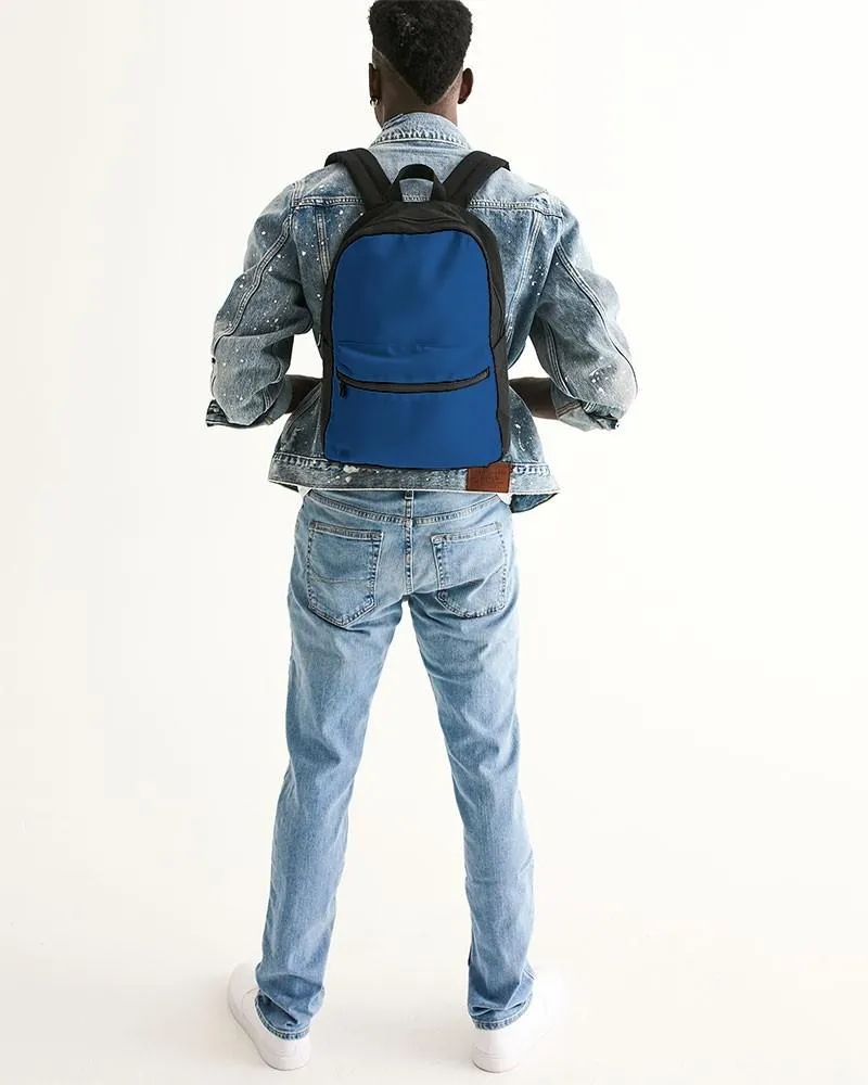 Shaded Blue Canvas Backpack | C100M75Y0K30