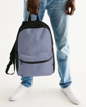 Shaded Pale Pastel Blue Gray Canvas Backpack | C30M22Y0K30