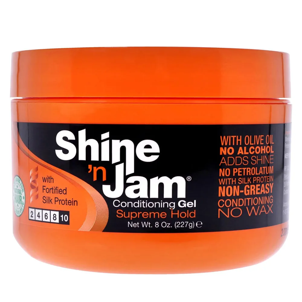 Shine 'n Jam Conditioning Gel - Supreme Hold - 8 oz