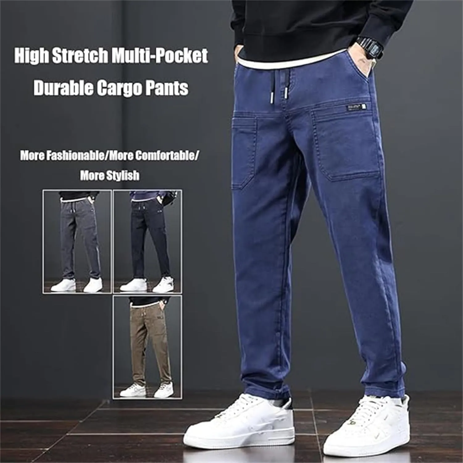 Sirmale Multipants - High Stretch Multi-Pocket Cargo Pants, Work Pants for Men, Mens Breathable Comfy Cargo Pants