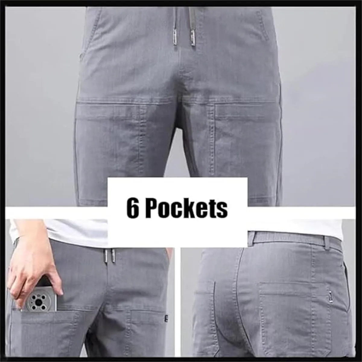 Sirmale Multipants - High Stretch Multi-Pocket Cargo Pants, Work Pants for Men, Mens Breathable Comfy Cargo Pants