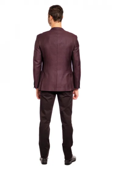 Slim Fit 50 Shades of Plum Slim Fit Sport Jacket GB-SJ-ITA-F8