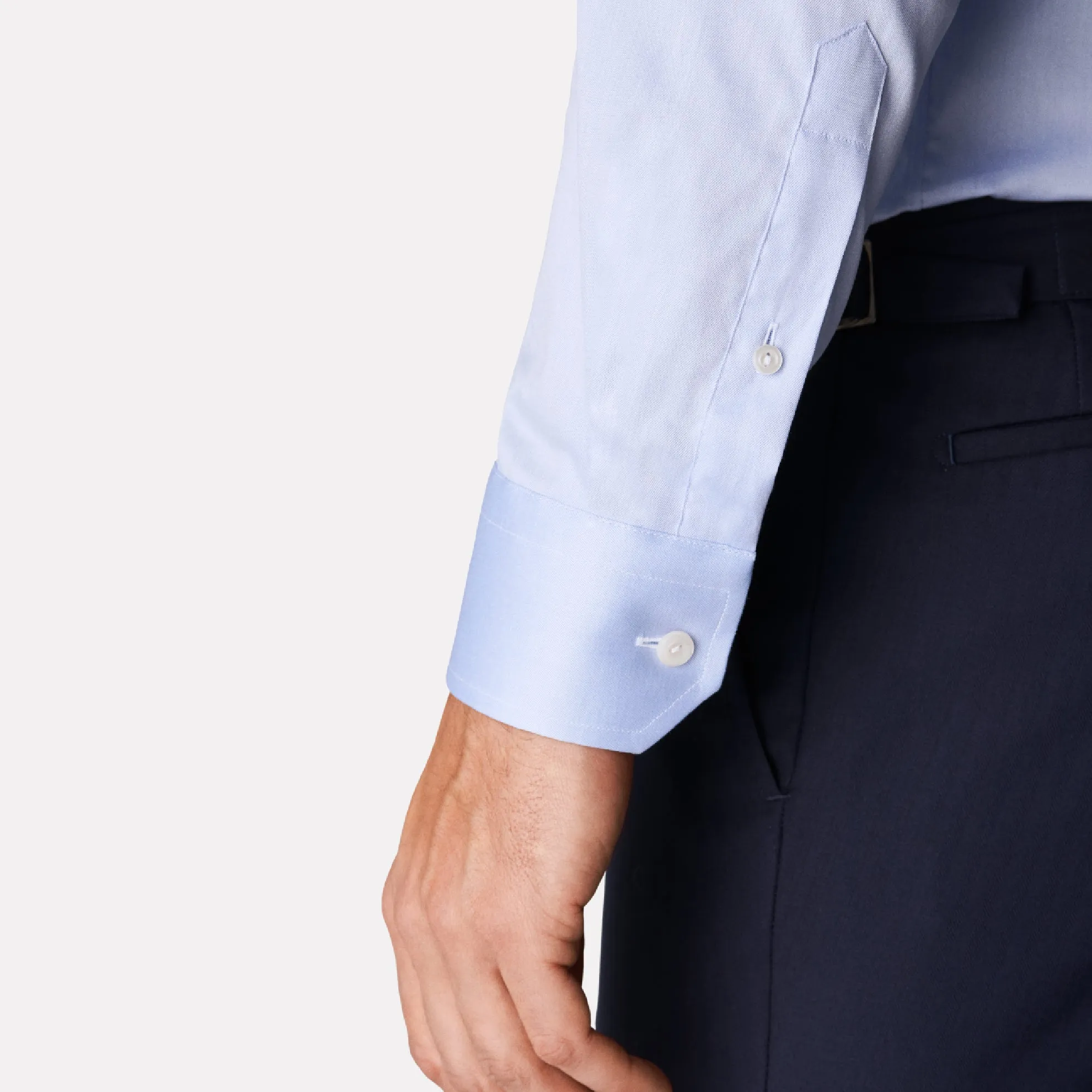 Slim Fit Signature Twill Shirt / Pastel Blue