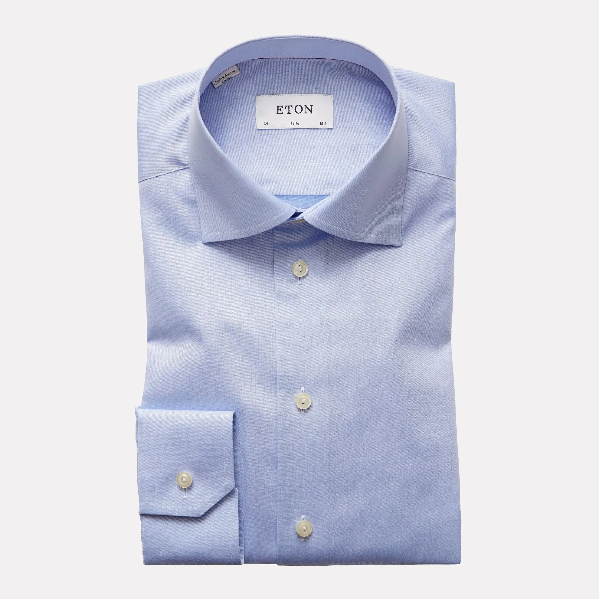 Slim Fit Signature Twill Shirt / Pastel Blue