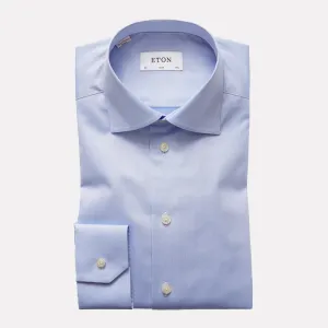 Slim Fit Signature Twill Shirt / Pastel Blue