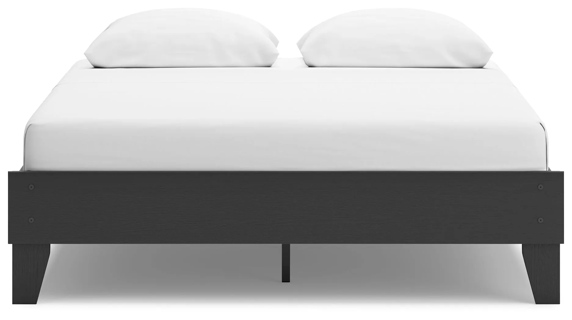 Socalle Queen Platform Bed with Dresser, Chest and 2 Nightstands in Black