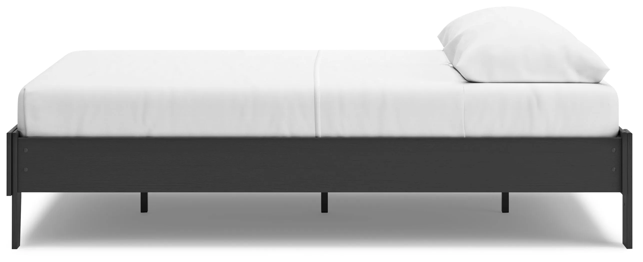 Socalle Queen Platform Bed with Dresser, Chest and 2 Nightstands in Black