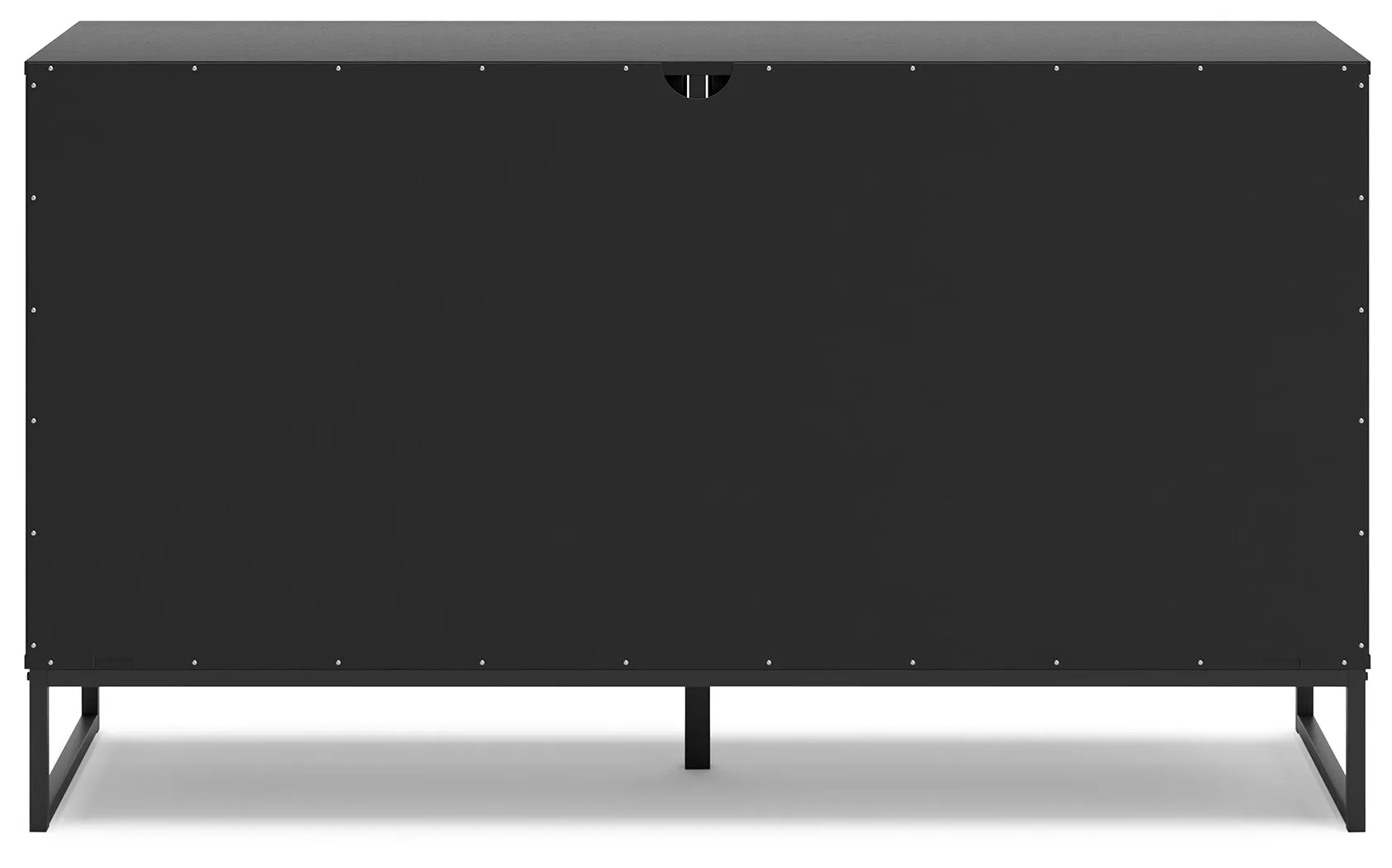 Socalle Queen Platform Bed with Dresser, Chest and 2 Nightstands in Black
