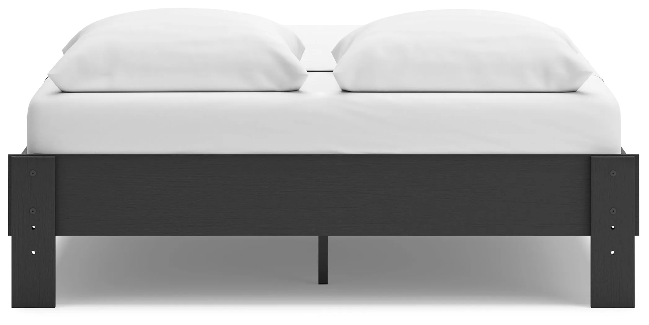 Socalle Queen Platform Bed with Dresser, Chest and 2 Nightstands in Black