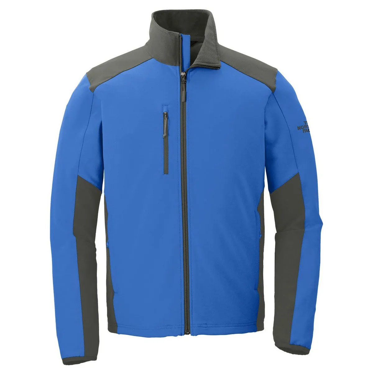 The North Face Men's Monster Blue/ Asphalt Grey Tech Stretch Soft Shell Jacket